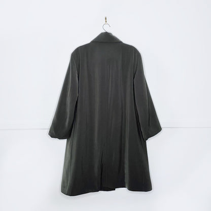 vintage giorgio armani high neck overcoat