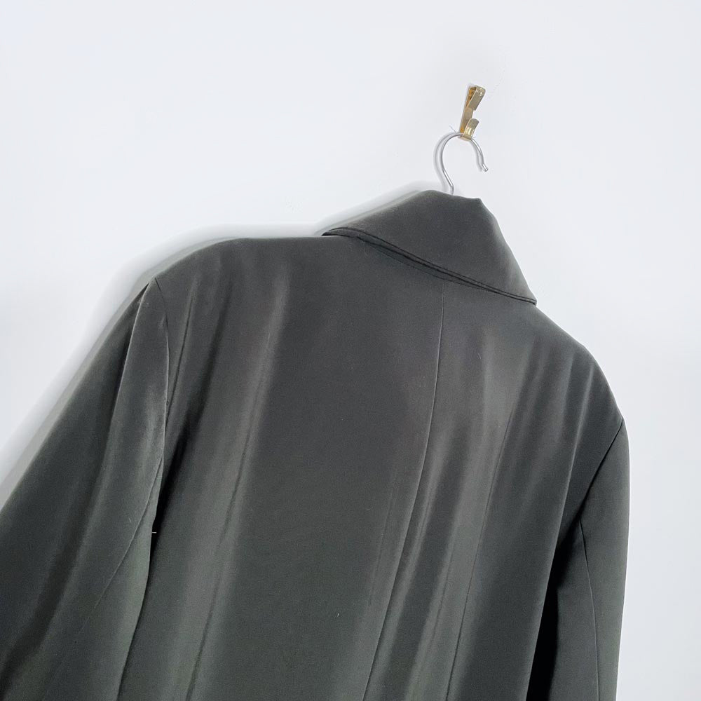 vintage giorgio armani high neck overcoat
