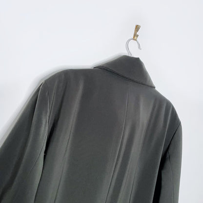 vintage giorgio armani high neck overcoat