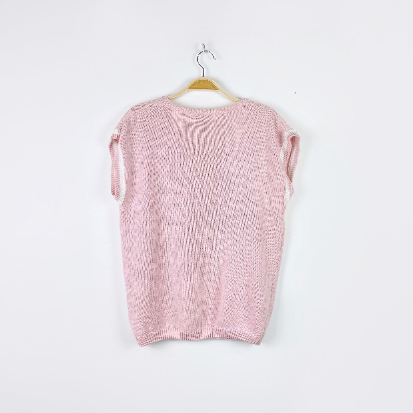 vintage 80s jantzen knit golfers vest