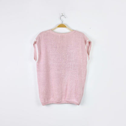 vintage 80s jantzen knit golfers vest