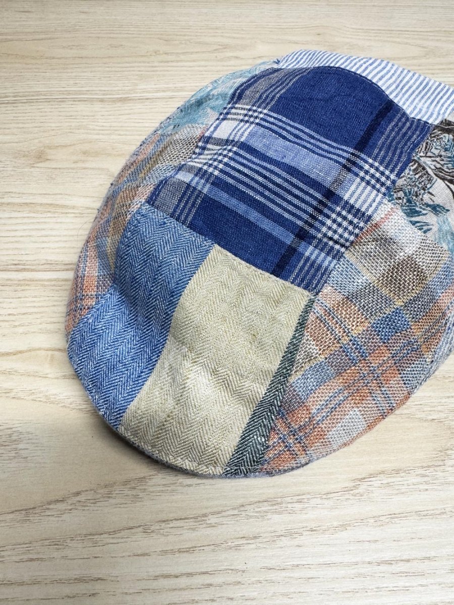 gottmann baxter patchwork flat cap - good market thrift store