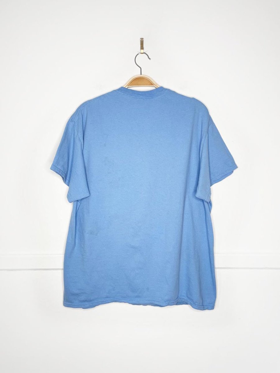 grateful dead 2023 hippie bus summer tour band tee | liquid blue - good market thrift store