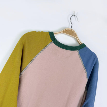 the great colorblock oversized college crew - size 1