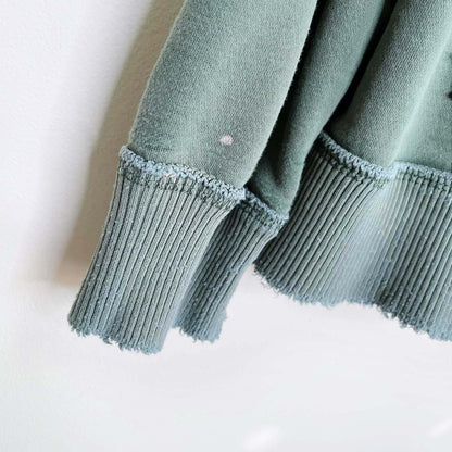 vintage roots green hooded sweatshirt - size large