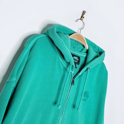 roots 2019 garment dyed relaxed full zip hoodie