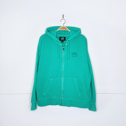 roots 2019 garment dyed relaxed full zip hoodie