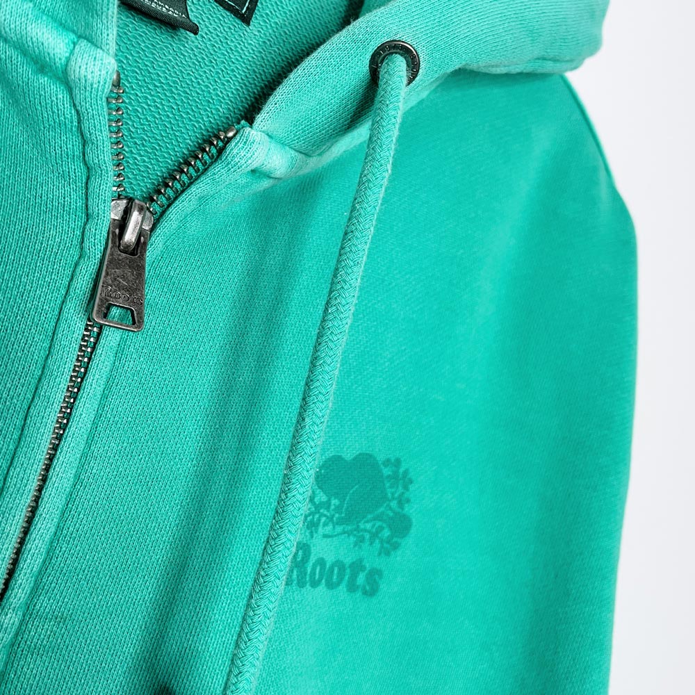 roots 2019 garment dyed relaxed full zip hoodie
