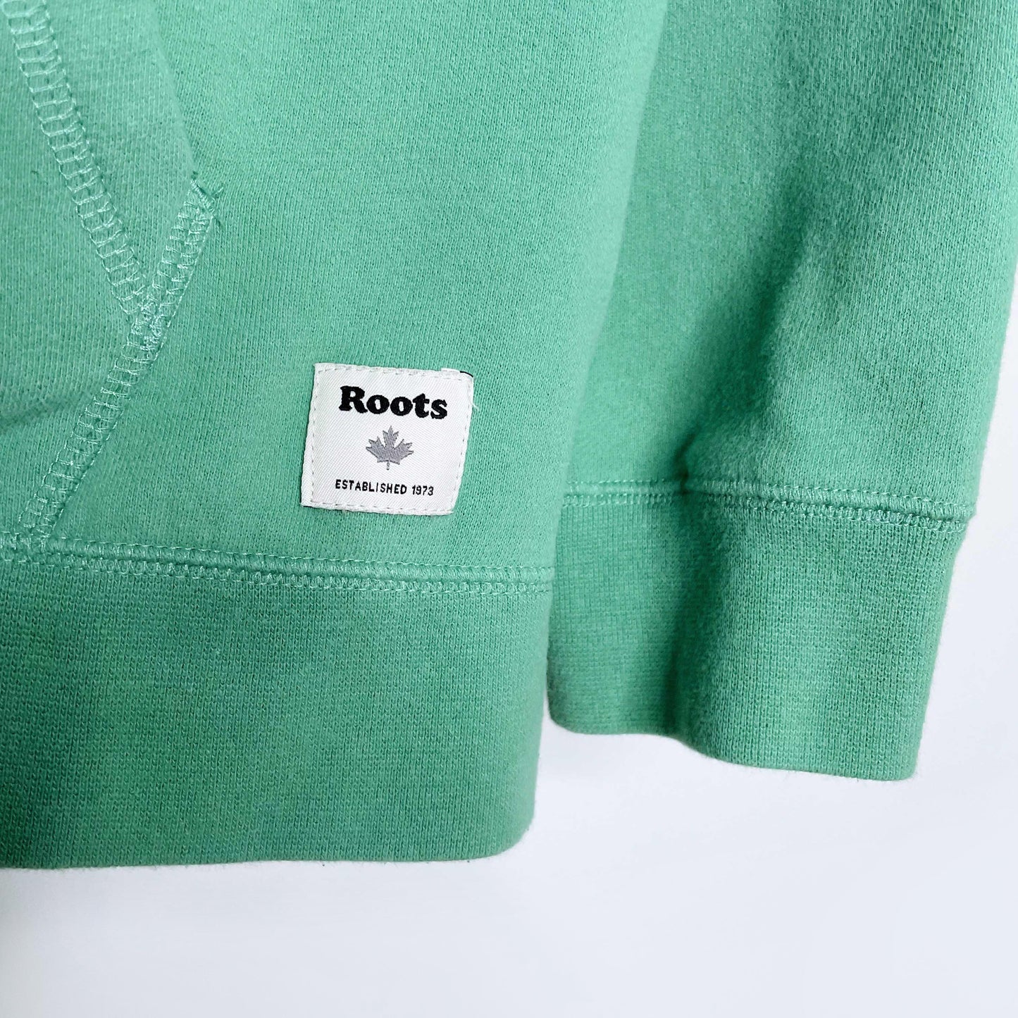 roots 2023 green original full zip hoodie