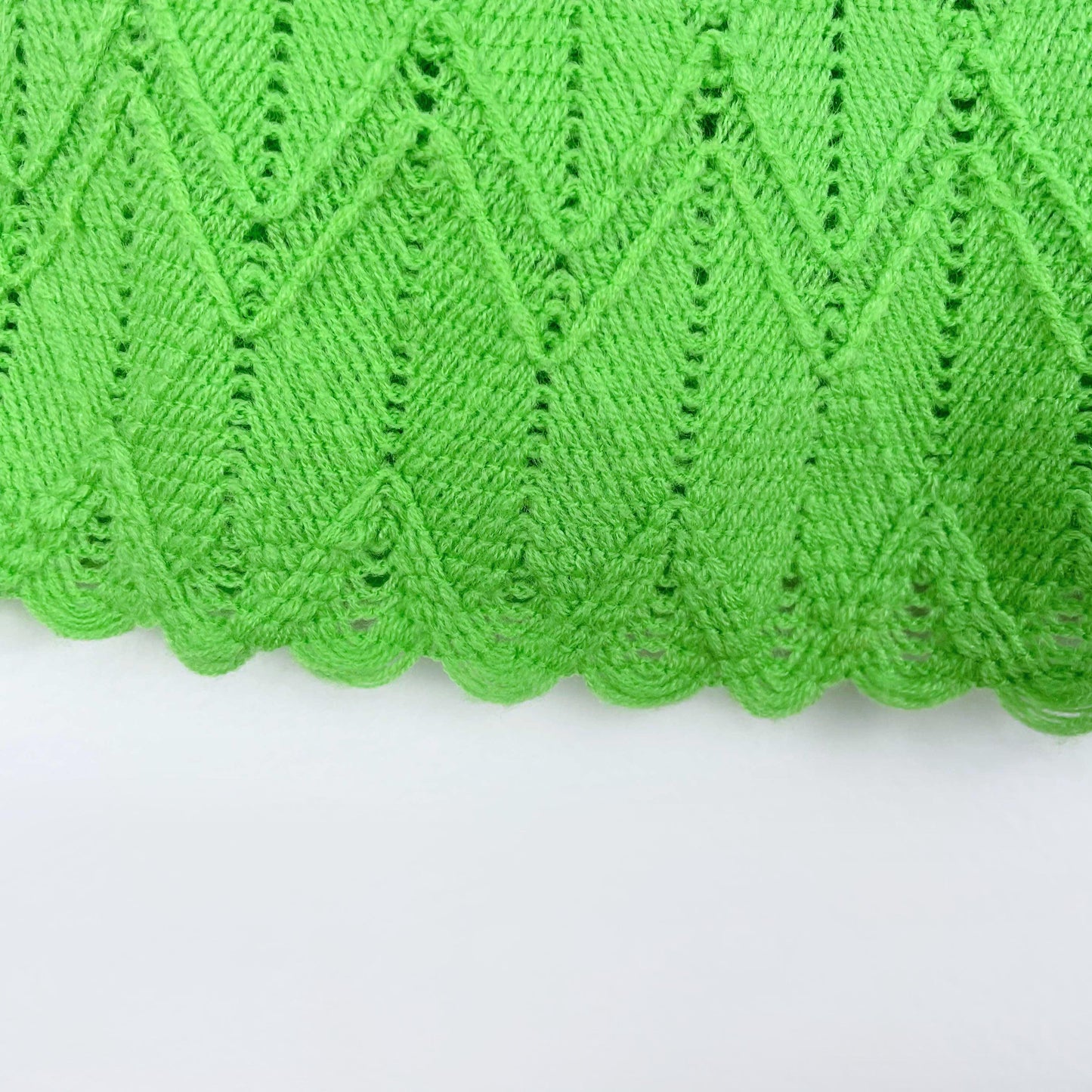 vintage 60s val hughes sleeveless knit top