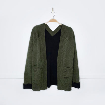 lululemon 2018 reverse me merino wool cardigan