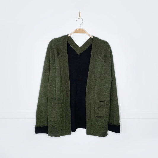lululemon 2018 reverse me merino wool cardigan