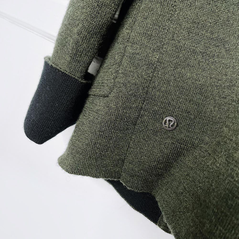 lululemon 2018 reverse me merino wool cardigan