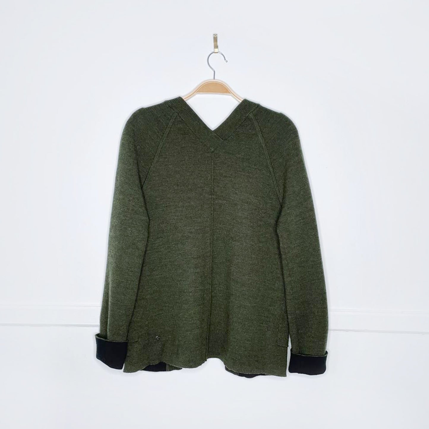 lululemon 2018 reverse me merino wool cardigan