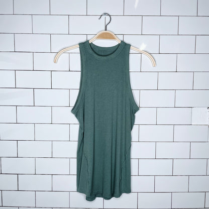 lululemon 2023 hold tight tank in tidewater teal - size sm-large