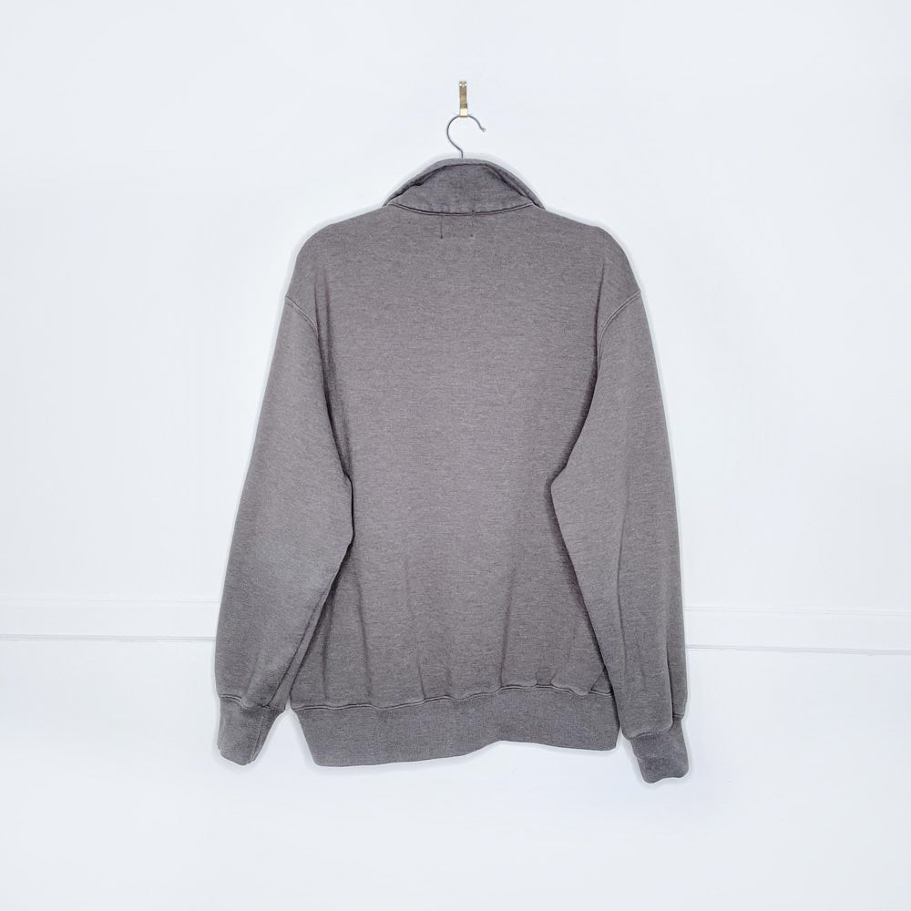 vintage 00s roots 1/4 zip relaxed sweatshirt