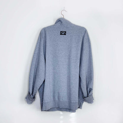 vintage 90s roots 1/4 zip sweatshirt - size xl