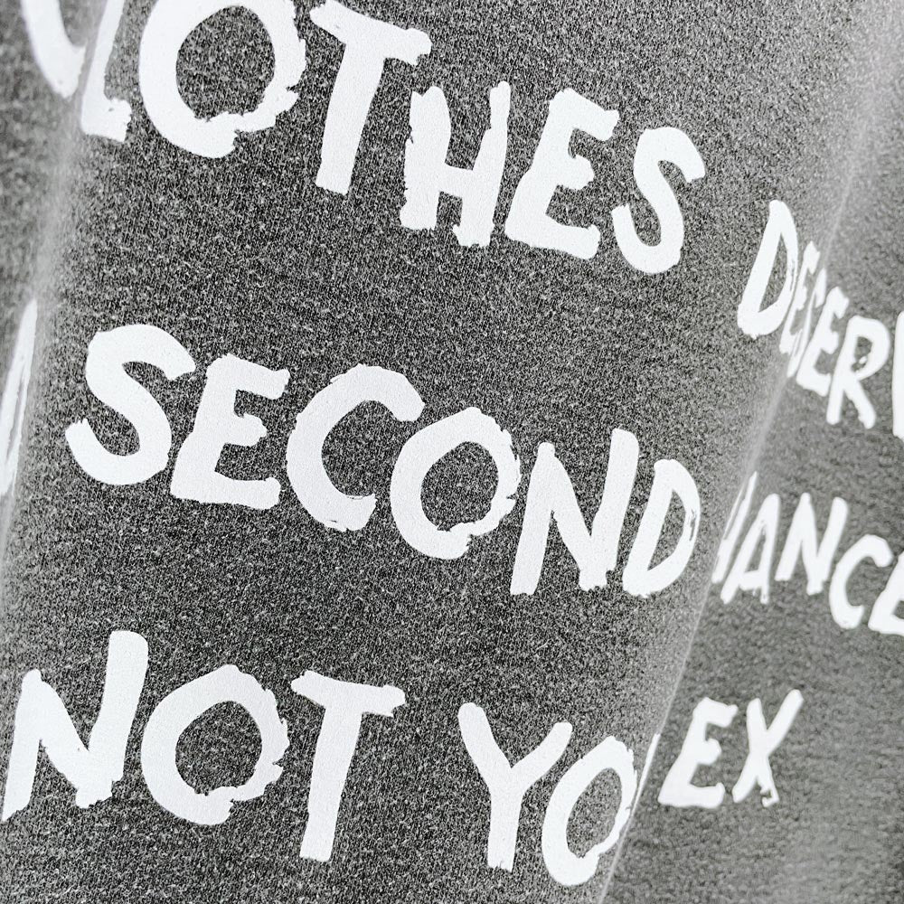 vintage 90s non-fiction x earth activist faded cottage crew