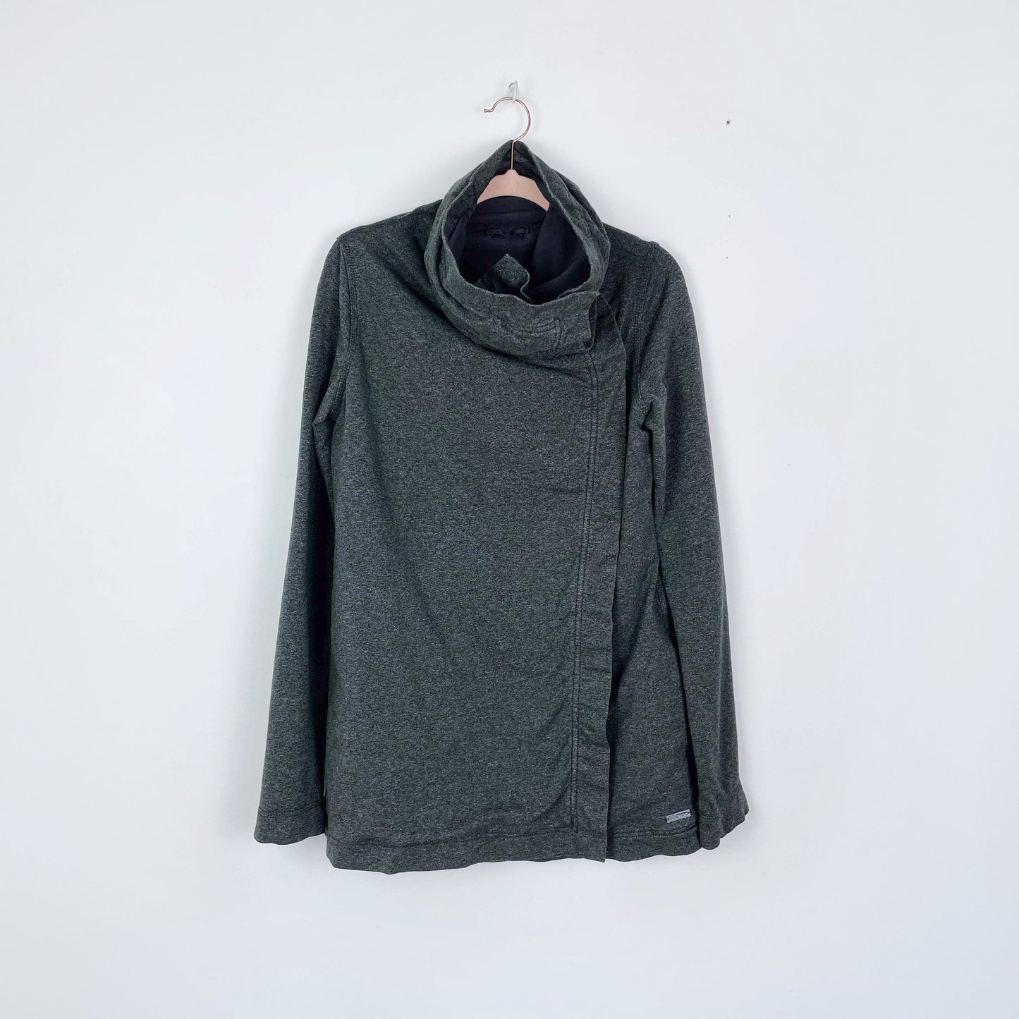 lululemon grey savasana wrap jacket - size 4