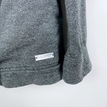 lululemon grey savasana wrap jacket - size 4