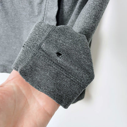 lululemon grey savasana wrap jacket - size 4