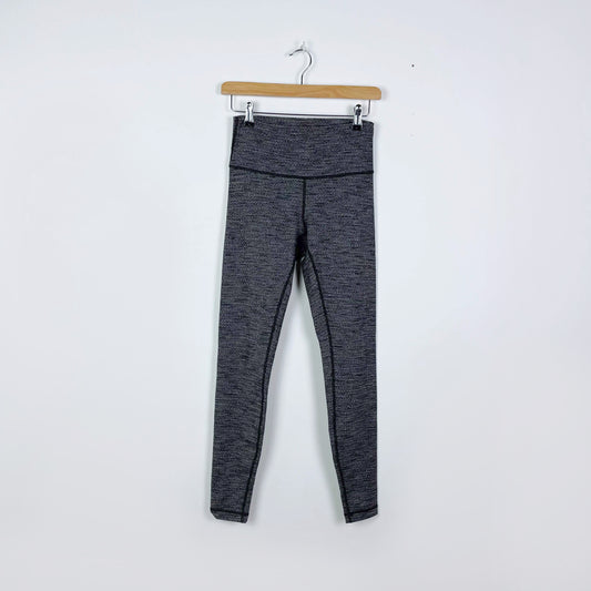 lululemon wunder under high rise heathered luon tight - size 6