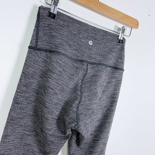 lululemon wunder under high rise heathered luon tight - size 6