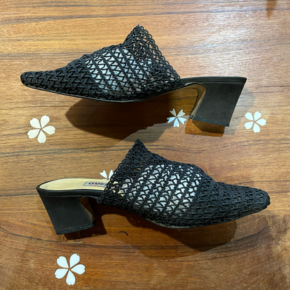 vintage 90s guess crochet mules - size 7.5