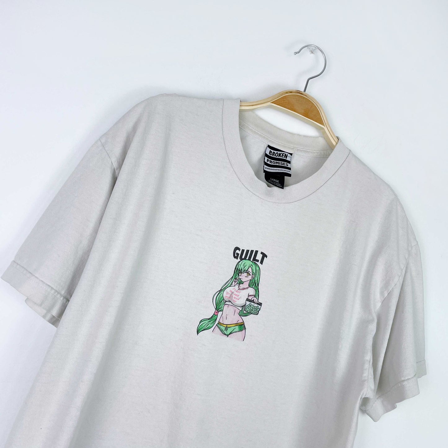 broken promises guilt fighter anime tee