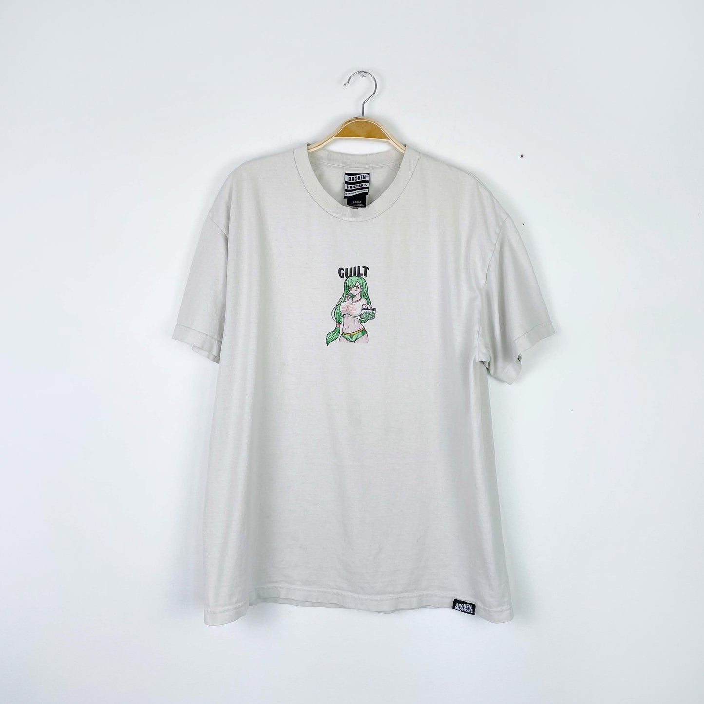 broken promises guilt fighter anime tee