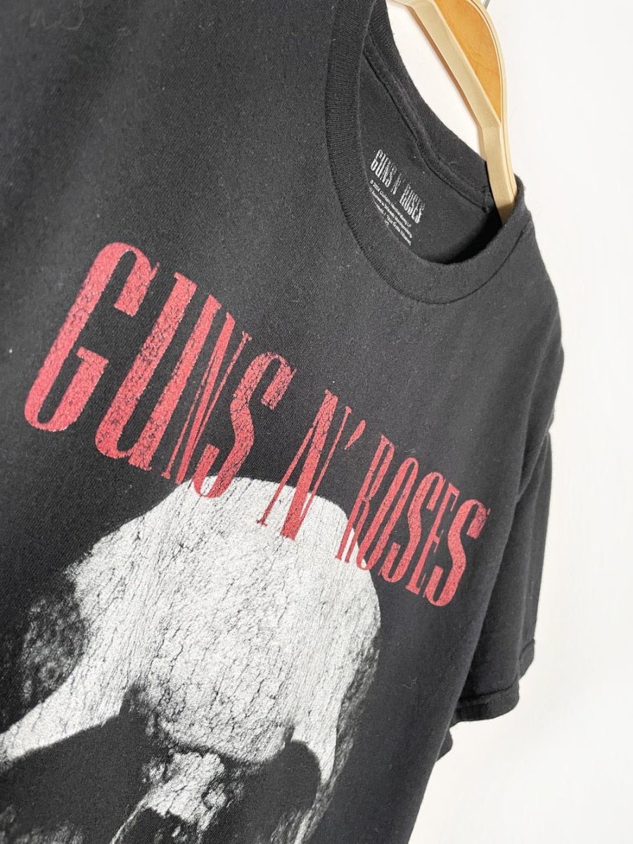 guns n roses skull + rose graphic tee | bravado - good market thrift store