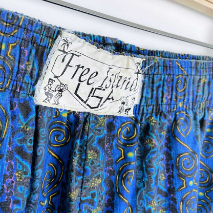 vintage 90s free island USA gym bro pants - size xl