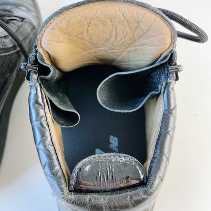 giuseppe zanotti high top leather sneakers