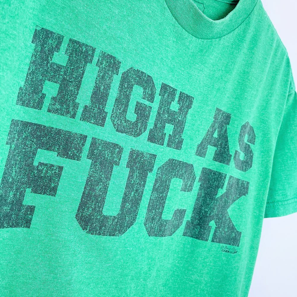 spencers high as f*ck crop tee - good market thrift store