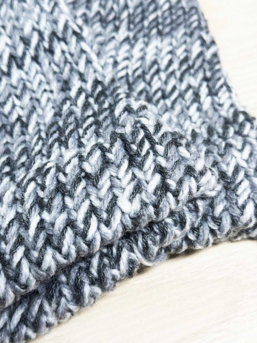 hand - knit chunky mittens - good market thrift store