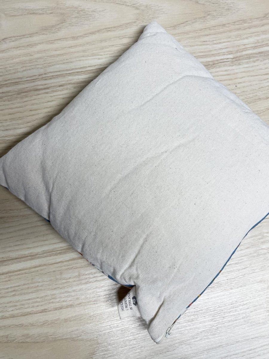 handmade david bowie print throw pillow - good market thrift store