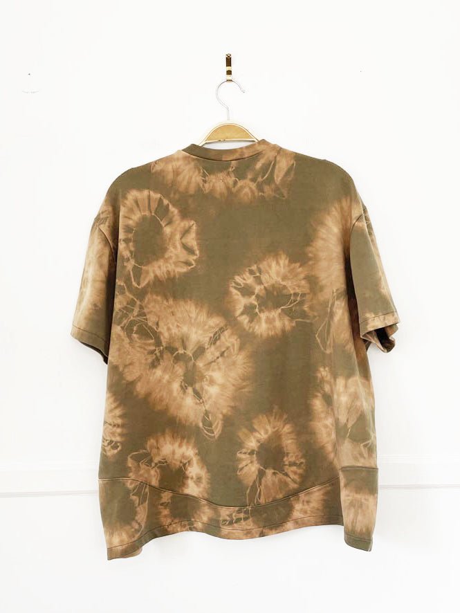 handmade sovereign state patchwork tie dye heavyweight tee | made in toronto - good market thrift store