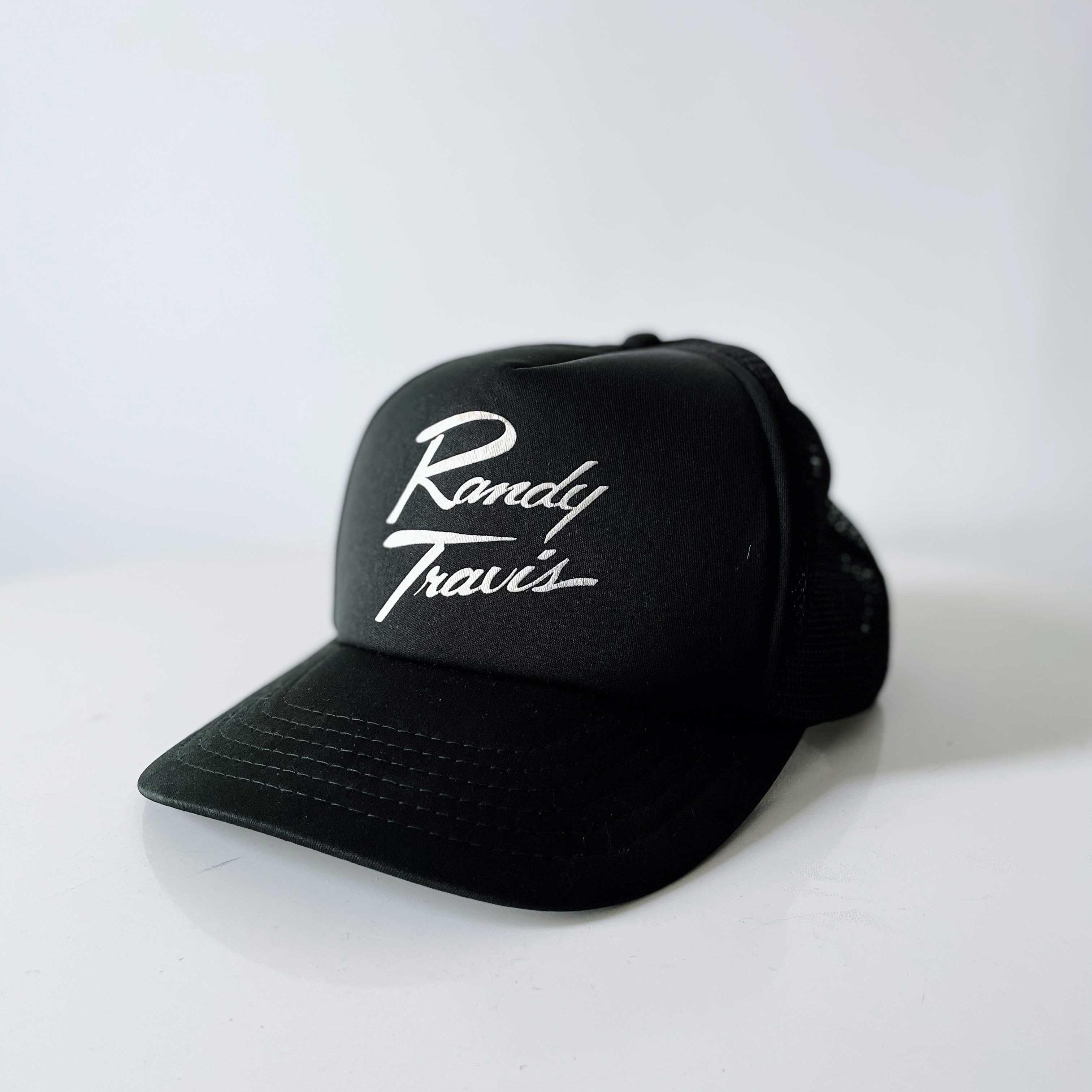 vintage 80s randy travis trucker hat – good market thrift store