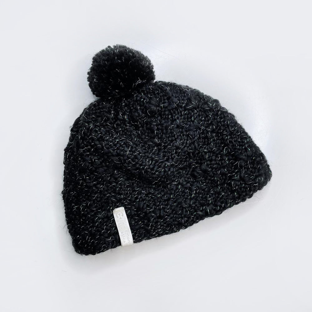 lululemon wool-blend metallic knit pom toque