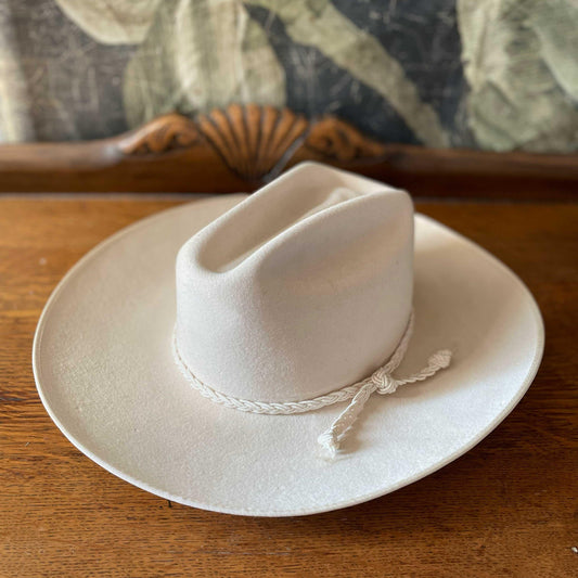 vintage 60s HBC felted wool 'stampede' cowboy hat - size 6 5/8