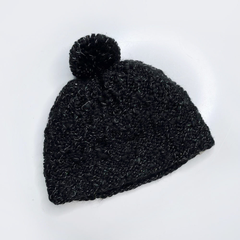 lululemon wool-blend metallic knit pom toque