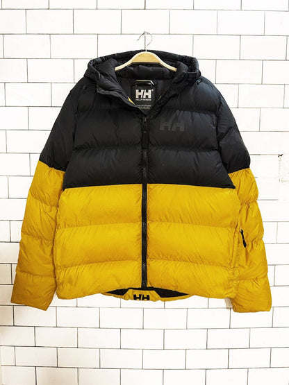 helly hansen 2024 "active puffy jacket" hooded short puffer coat - good market thrift store