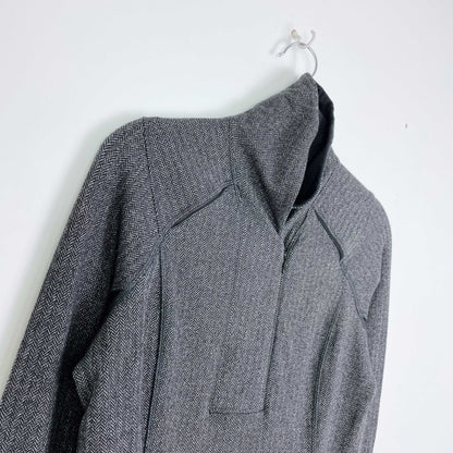 lululemon think fast pullover nulu herringbone - size 8