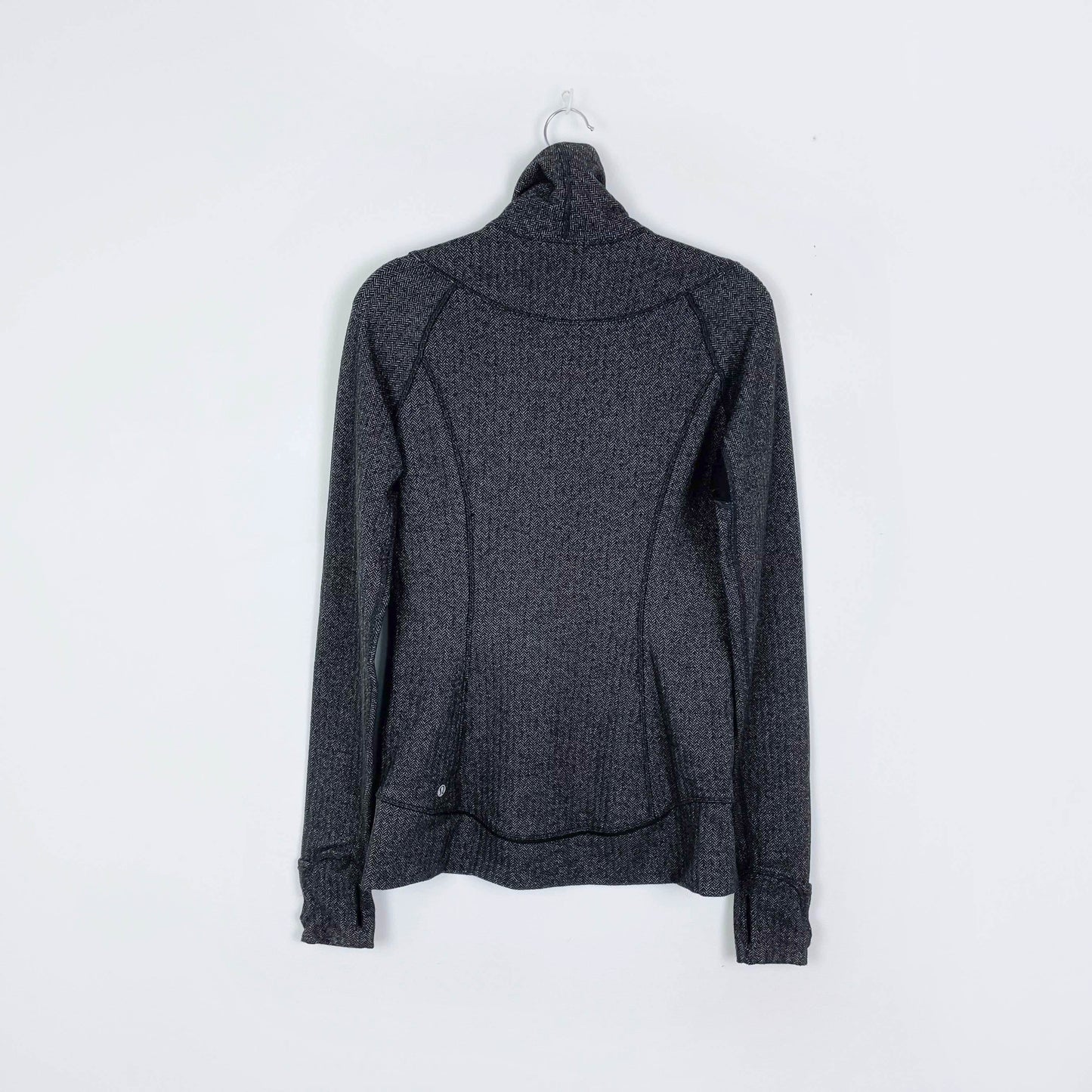 lululemon think fast pullover nulu herringbone - size 8