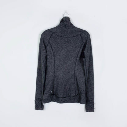 lululemon think fast pullover nulu herringbone - size 8