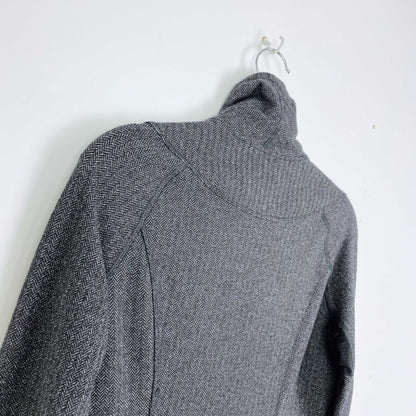 lululemon think fast pullover nulu herringbone - size 8