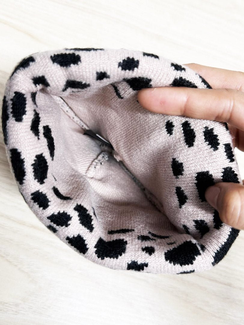 herschel animal print toddler beanie - good market thrift store