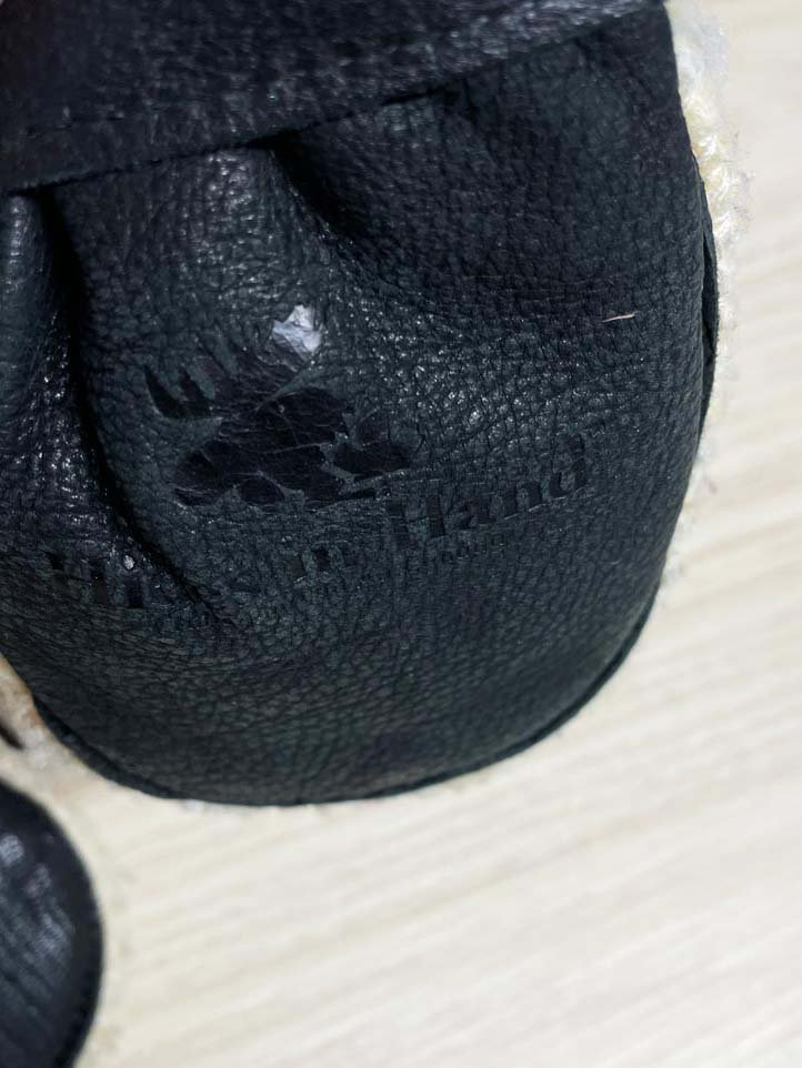 hides in hand deerksin sherpa lined infant gloves - good market thrift store