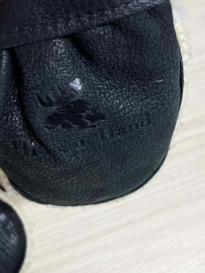 hides in hand deerksin sherpa lined infant gloves - good market thrift store