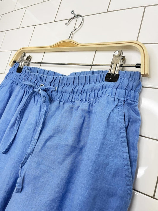 h&m 100% linen relaxed drawstring pant - good market thrift store